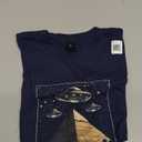 Alien Abduction Egyptian Pyramids UFO Egyptian T-Shirt, Medium