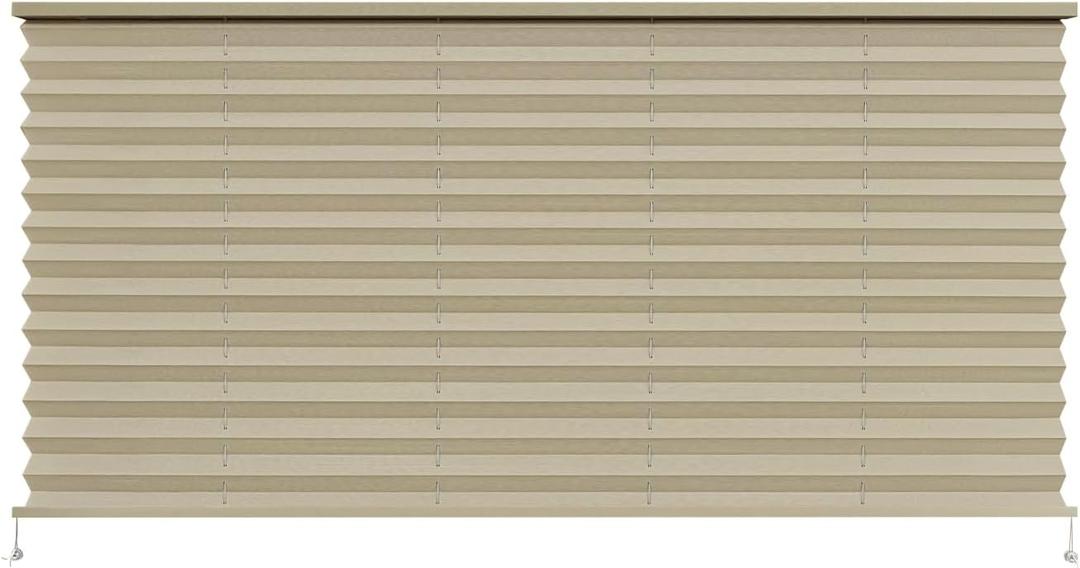 Dulepax RV Blinds,RV Pleated Shades,RV Blinds Pleated Shades, 62" W x 32" L Cappuccino RV Window Shades,Camper Blinds,RV Window Blinds for RV Camper Travel Trailers Motorhome's Window