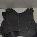 HiiFeuer Medieval Faux Leather Chest Armor, Retro Mercenary Knight Archer Body Armor, Adjustable Vest Armour for Ren Faire