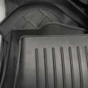 SEALIGHT Custom Fit Floor Mats for Chevy Silverado & GMC Sierra 1500 Crew Cab 2019-2026 Models | All Weather Protection, 3D Scanning Design, Non-Slip, Waterproof & Durable