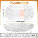 Woanger 20 Skeins Soft Chenille Yarn Velvet Blanket Yarn for Crocheting Hand Knitting Weaving DIY Craft, 93 Yards Each (Novel Color)