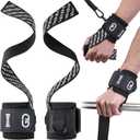 GOUNOD Lifting Wrist Straps with D Ring for Weightlifting & Gym Heavy Duty Padded Wrist Support for Men & Women Non-Slip Hand Grip Straps for Deadlifts, Pull Ups, Cable Machines & Bodybuilding