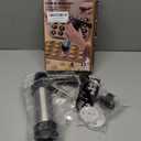 Stainless Steel Cookies Press, Cookies Press for Baking,Cookie Press Gun Kit with 13 Cookie Discs and 8 Piping Tips for DIY cake Maker Decorating Baking Supplies