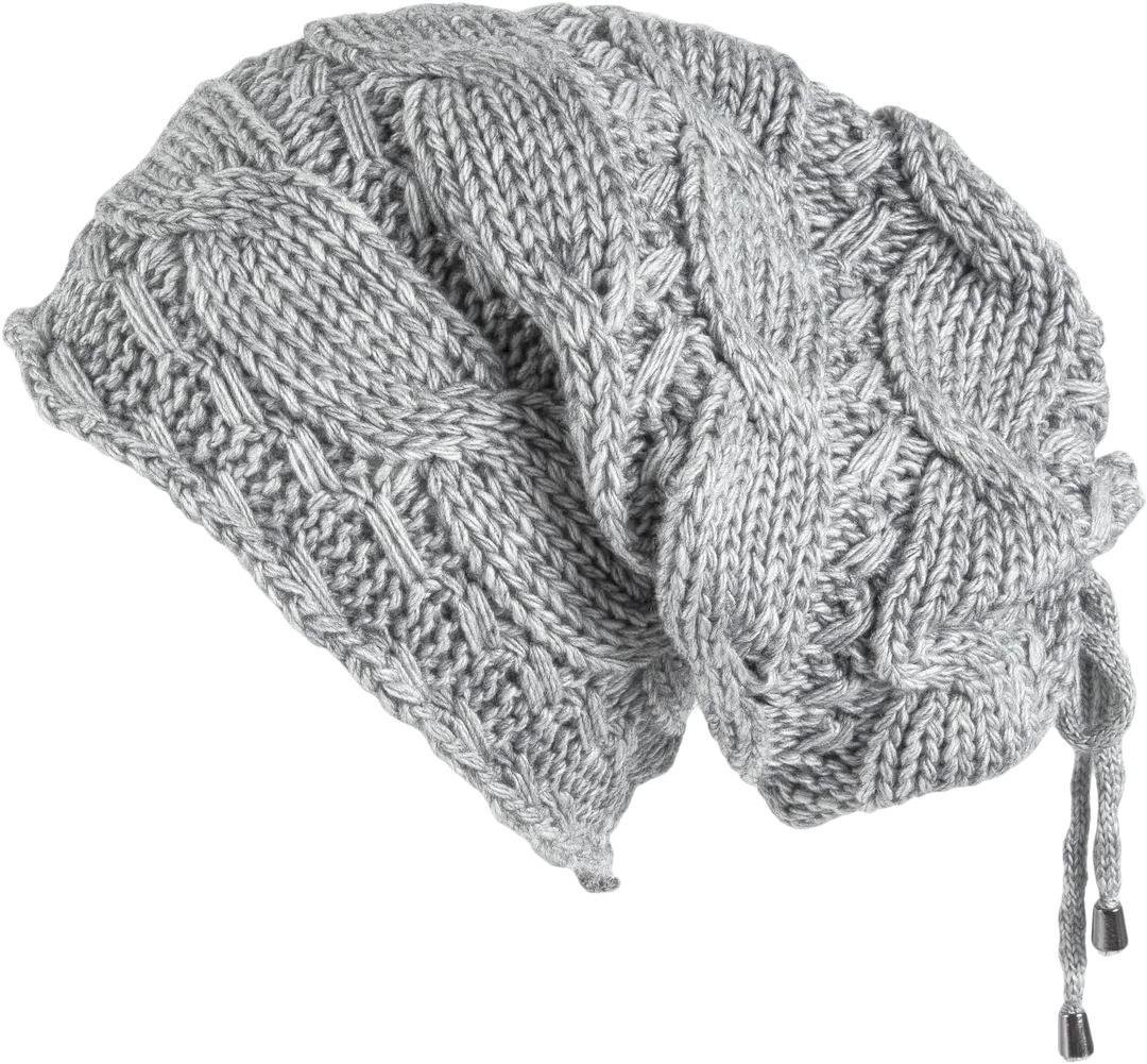 Lilax Women Cable Knit Slouchy Chunky Oversized Soft Warm Winter Beanie Hat