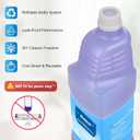 Bisenkud Refillable Bottle for Swiffer Wet Jet Mop - 1250ml /42.3 FL OZ - Leak-Proof HDPE Solution Bottle, EmptyNot for Power mop