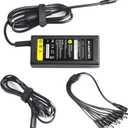 8-Way CCTV Camera Power Splitter-Security Camera Power Adapter-LED Driver Lighting Transformer DC Converter-Flexible LED Tape Strip Light AC DC Power Supply 12V 5A 60W