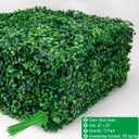 Boxwood Panels 20x20 inch Grass Wall Panels-12 Pack Artificial Boxwood Panel for Greenery Wall Backdrop