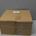 Ceramic Silver Flower Vase, Crinkle Paper Shape, Metal Decorative Home Accent (Large)