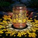 Solar Lantern Outdoor Waterproof Decorations Garden Decor, Christmas Birthday Gifts for Women, Mom, Grandma Decorative Garden, Yard, Patio, Lawn, Balcony Porch - Hummingbird