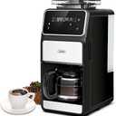 Gevi 10-Cup Grind & Brew Coffee Maker with Built-in Burr Grinder – Programmable Touch Screen, 4-Hour Keep Warm, Permanent Filter, Drip Coffee Machine for Home & Office