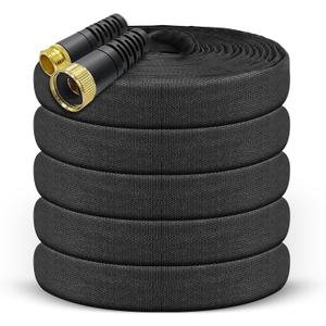 Garden Hose, 75ft Water Hose, Non-Expanding Outdoor Garden Hose with 3/4" Fittings, Water Pipe, Water Hose Useful House Gifts for Outdoor Lawn Car Watering Plants
