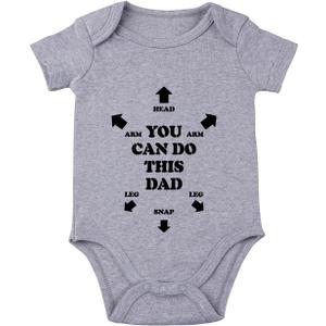 listery Funny Baby Clothes For Babies Boys Girl Newborn Dad Bodysuit Cute Novelty Infant Funny Pregnancy Announcement