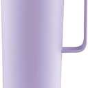 BUILT 20 Ounces Cascade Mug with Handle, Slide Lid, Stainless Steel, Hot or Cold Tumbler, Wild Lavender