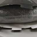 EVERGRACE Velvet Quilt Set Queen Size, Luxurious Soft Striped Channel Bedding Set, Lightweight Velvet Comforter for All Season, Oversized Bedspread Coverlet with 2 Matching Shams, Blue Linen