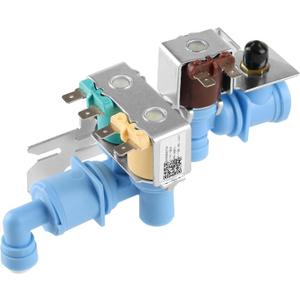 242252702 Refrigerator Triple Solenoid Water Inlet Valve Compatible with Frigidaire Electrolux Kenmore Crosley and White-Westinghouse, Replacement Part AP5671757 PS7784018 EAP7784018 PD00000153