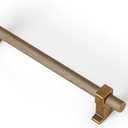 Goo-Ki 6 Pack 5" Antique Brass Knurled Cabinet Handles  Solid Bar Pulls with Industrial Textured Grip, Ideal for Kitchen Cabinets, Dressers, Vintage Hardware (5" Center to Center)