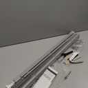 LazBlinds No Tools No Drill 1" Vinyl Mini Blinds, Cordless Blinds for Windows, Light Filtering Horizontal Window Blinds & Shades, 28" W x 64" H, Grey