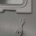 ROLOVE 8x10 Inch Lighted Vanity Mirror, 3-Color Dimmable LED Lighting & Touch Control, Portable Makeup Mirror with U-Bracket for Travel/Dressing Room (White)