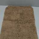 OLANLY Bathroom Rugs 24x16, Extra Soft Absorbent Chenille Bath Rugs, Rubber Backing Quick Dry, Machine Washable Bath Mats for Bathroom Floor, Tub and Shower, Home Decor Accessories, Beige