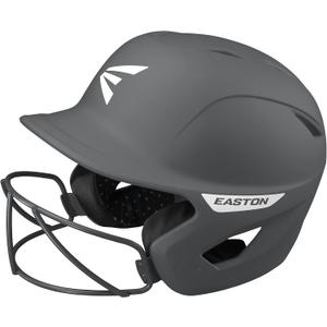 Easton | Ghost Batting Helmet with Mask | Fastpitch Softball | Matte (Small (6 1/4 - 6 7/8), Charcoal)