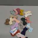 jollybows Mini Lined Hair Clips Bows for Babies, Infants, Toddlers, Girls and Teens - 20pcs 2" Tiny Barrettes