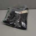 Haggar Mens Cool 18 Classic Fit Flat Front Hidden Expandable Waistband Casual Pant (36W x 34L, Black)