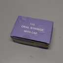 50 Pcs 1ml Syringes with Caps Oral Dispenser Individually Sterile Warpped for Medicine Dropper, Colostrum Collect Feeding Pets, Liquid