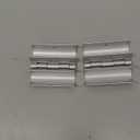 2 Pack Aluminum Snap-On Hinge for PVC Doors Vents or Gates,Perfect for Door Hinges for PVC Built Items (1 Inch/25.4mm)