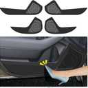 Car Door Anti Kick Pad for Subaru Outback 2020 2021 2022 2023 2024 2025 Accessories Carbon Fiber Style Leather Sticker Door Sill Protector Cover Edge Guard Side Mat Interior Decoration Dirty