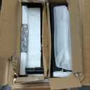 ChooChoo Nightstands Set of 2, Rustic Vintage End Side Table with Storage for Bedroom Living Room, Black&Brown