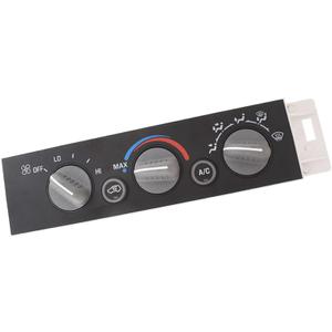 Caenagrion HVAC AC Heater Control Panel Replacement for C1500 C2500 C3500 K1500 K2500 K3500 Pickup Silverado Suburban 1996-2000, Push Button Switch, Rotary Actuator, Manual Operation, Black