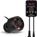 hygger 24/7 Mode Aquarium Wave Maker,6000LPH Fish Tank Wave Maker with Intelligent Controller, 8W Quiet Magnetic Powerhead Aquarium Circulation Pump for 200-380L Freshwater Saltwater Tanks