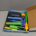 Otoseth Toys Rocket Launcher for Kids - Launch up to 100 Ft, 8 Multi-Color Foam Rockets & Adjustable Launch Stand, Kids Outdoor Toys, Age 3+