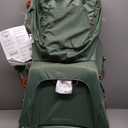 Osprey Poco Premium Child Carrier Backpack - Deluxe Kid Carrier for Hiking with Built-in Sunshade, Removable Daypack, and Adjustable Fit - Premium Comfort for Parent and Child (Koseret Green)