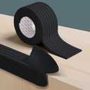 Edge Protector for Baby, Desk Edge Cushion, Extra-Wide Soft Rubber Foam Padding, Baby Proofing Edge Corner Protectors Self Adhesive Furniture Corner Guard Bumper for Table 6.5ft Black