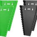 TIHTRY 4Pack Magnetic Wrench Organizer wrench rack Tool Trays, Premium Quality Wrench Holder SAE(1/4" - 1/6") and Metric(6mm-24mm)