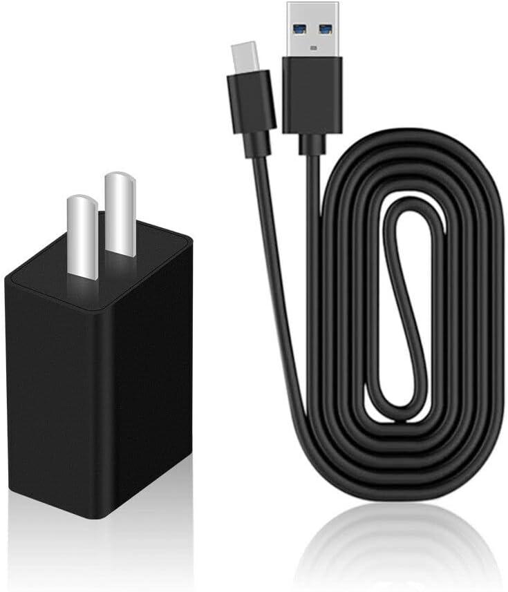 5V AC/DC Adapter with USB Type-C Charging Cable Cord Compatible with Tzumi FitRx 7631 On-The-Go Massager 7773 Fit Rx Pro 7610 8405 DDP003109 Deep Tissue Percussion Massage Gun Power Charger