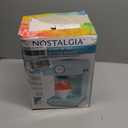 Nostalgia Snow Cone Shaved Ice Machine - Retro Table-Top Slushie Machine - Includes 1 Reusable Plastic Cup - Aqua