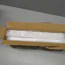 Apicizon Small Narrow Side Table, 3-Tier Skinny End Table with Storage Shelf, Slim Nightstand Bedside Table for Small Spaces, Living Room,White