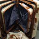 Hoteel Luggage Sets 5 Piece, Carry-On Luggage with Dual-Spinner Wheels, ABS Hard Shell Suitcase with TSA Locks, Lightweight Luggages for Travel, Beige (20IN/24IN/28IN/DB/TB)