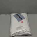 H.VERSAILTEX White Curtains Thermal Insulated Window Treatment Panels Room Darkening Privacy Assured Drapes for Living Room Back Tab/Rod Pocket Bedroom Draperies, 52 x 72 Inch, 2 Panels