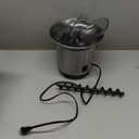 Nostalgia 4 Tier Electric Chocolate Fondue Fountain Machine for Parties - Melts Cheese, Queso, Candy, and Liqueur - Dip Strawberries, Apple Wedges, Vegetables, and More - 32-Ounce - Stainless Steel