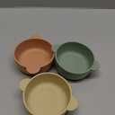 3 Pack Baby Bowls, Suction Bowls for Baby and Toddlers, BPA Free Food Grade Silicone Bowl Feeding Supplies, Dishwasher and Microwave Safe, Multicolor (Pink)