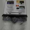 GE Ultra-Thin Amplified TV Antenna, 4K Ready 1080P Digital HDTV UHF VHF, Long Range Indoor TV Antenna, Amplifier with LTE Filter, Reversible Black/White Finish, 48862