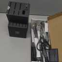 Knife Sets for Kitchen with Block, HUNTER.DUAL 15 Pcs Kitchen Knife Set with Block Self Sharpening, Dishwasher Safe