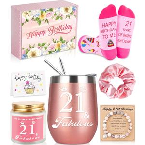 Unique 21st Birthday Gifts for Women: Ideas Baskets for Daughter, Sister, Friend, Bestie