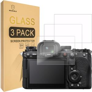Mr.Shield Screen Protector compatible with Sony Alpha A1 II / A1II / Alpha 1 II [Not for A1] [Tempered Glass] [3-PACK] [Japan Glass with 9H Hardness]