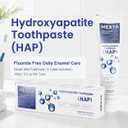 2 x Nano Hydroxyapatite Toothpaste 2 Pack, Fluoride Free Toothpaste for Sensitive Teeth, Gentle Whitening, Daily Enamel Care, Ocean Mint, 100g / 3.5 oz Each
