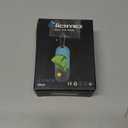 2 Pack Dog Poop Bag Dispenser with Built-in LED Flashlight, Pet Waste Bag Holder for Leash with Carabiner Clip for Lead Leash, 2 Rolls Leak-proof Doggy Waste Bags for Dog Walking, Blue, Eliamo