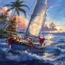 XTXGERL Paint by Numbers Christmas Santa Claus for Adults, Acrylic Oil Painting by Numbers Kits for Beginner with Paintbrushes Brushes Art Crafts Canvas for Home Decor 16x20inch